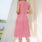 Breathe In Bamboo - Plain Pink Bamboo Dress